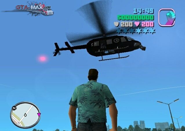 VCPD FBI Helicopter v.2 для GTA Vice City