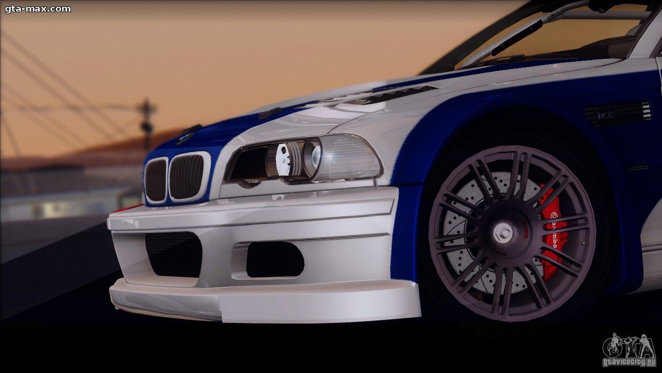 BMW M3 E46 GTR для GTA San Andreas