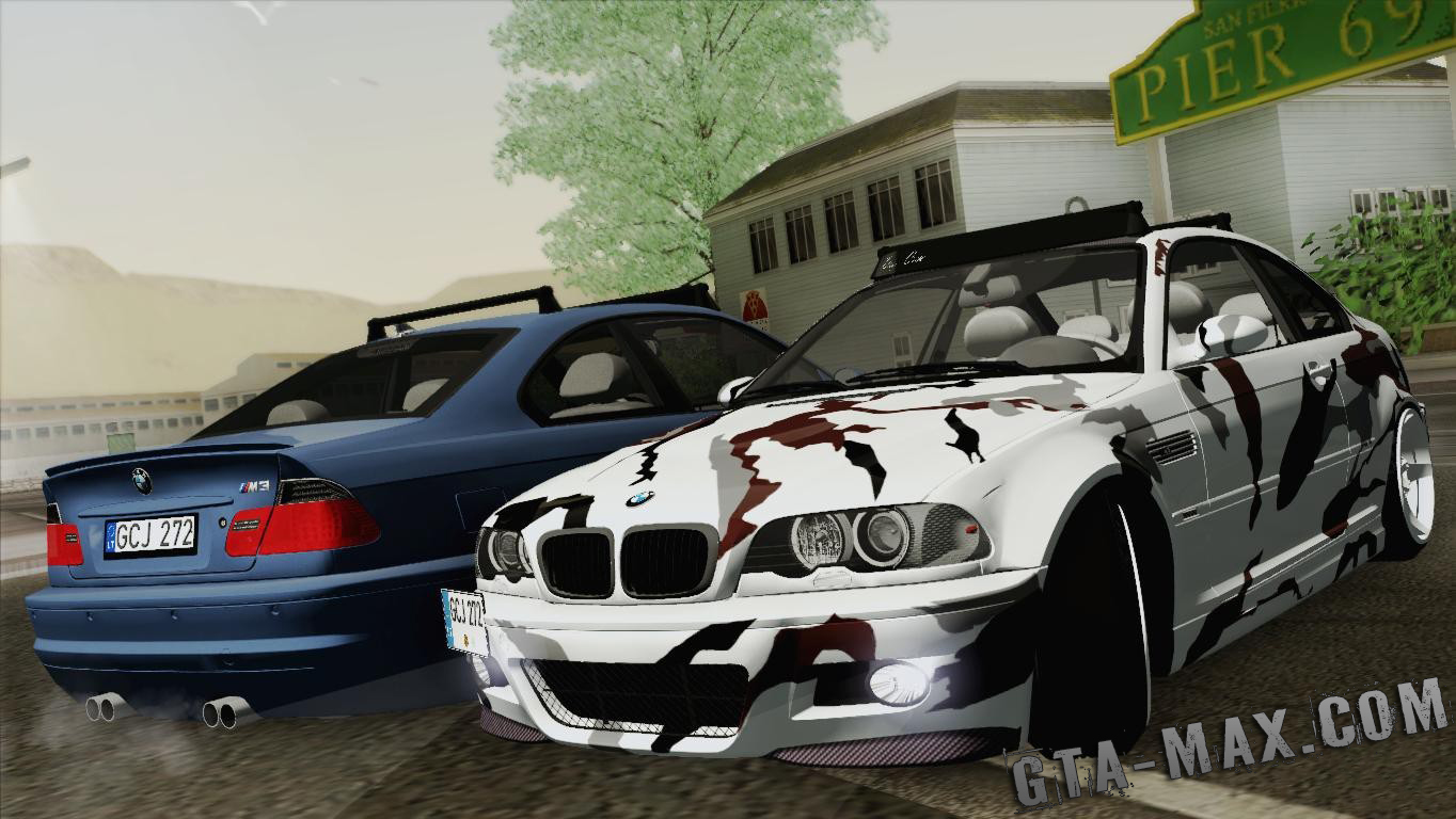 [Elegy] BMW M3 E46 Coupe 2005 Hellaflush v2.0 для GTA San Andreas