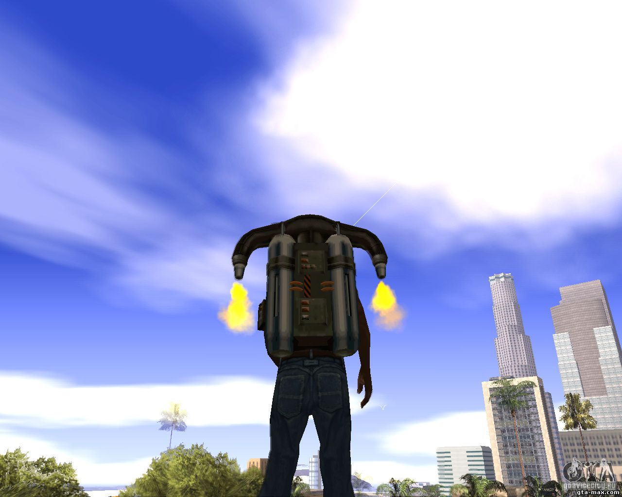 Мод реалистичное небо для GTA San Andreas