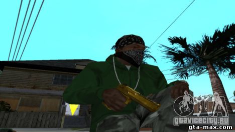 Мод Gold Desert Eagle для Gta San Andreas.