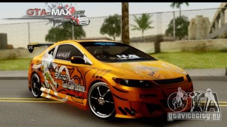 Honda Civic SI Juiced Tuned Shinon Itasha для GTA San Andreas