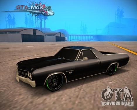 Chevrolet El Camino SS Green Hornet для GTA San Andreas