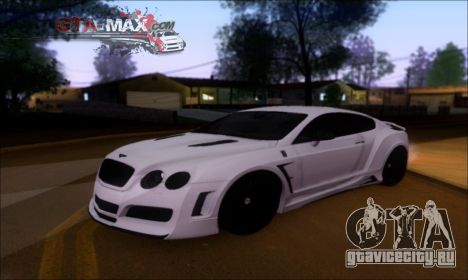 Bentley Continental GT для GTA San Andreas