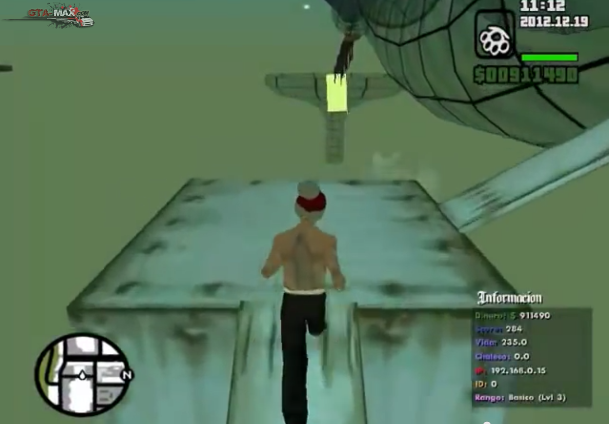 Parkour зона для SAMP