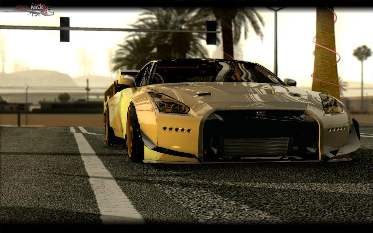 Nissan GTR-R35 Rocket Bunny для GTA San Andreas