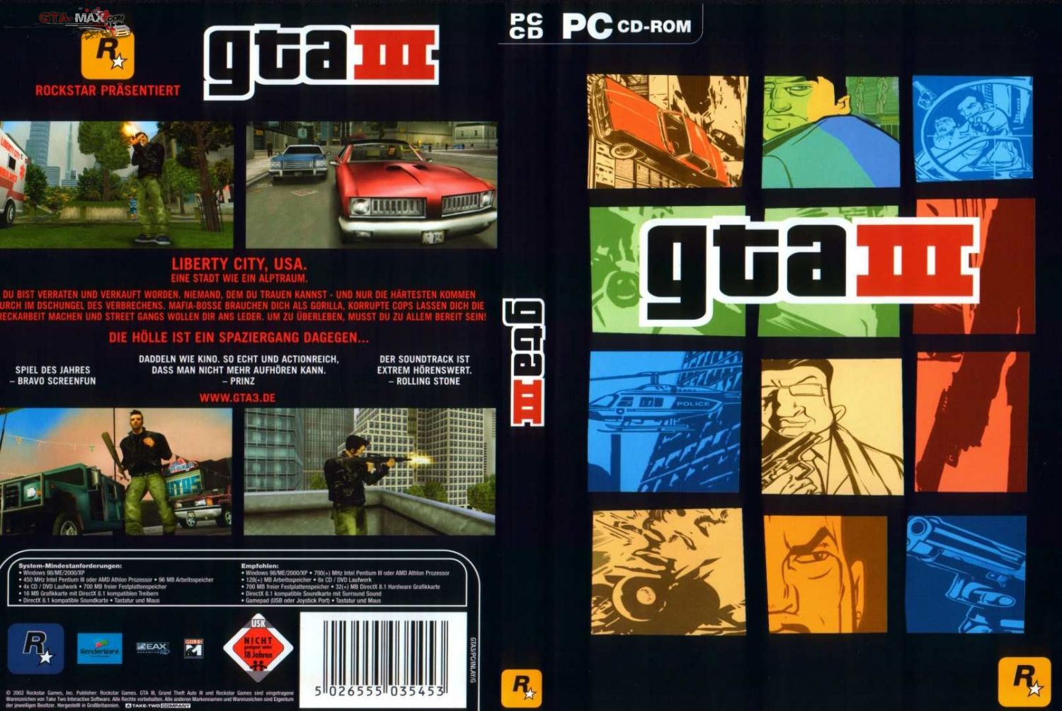 Скачать GTA 3 / Grand Theft Auto 3 HQ через торрент