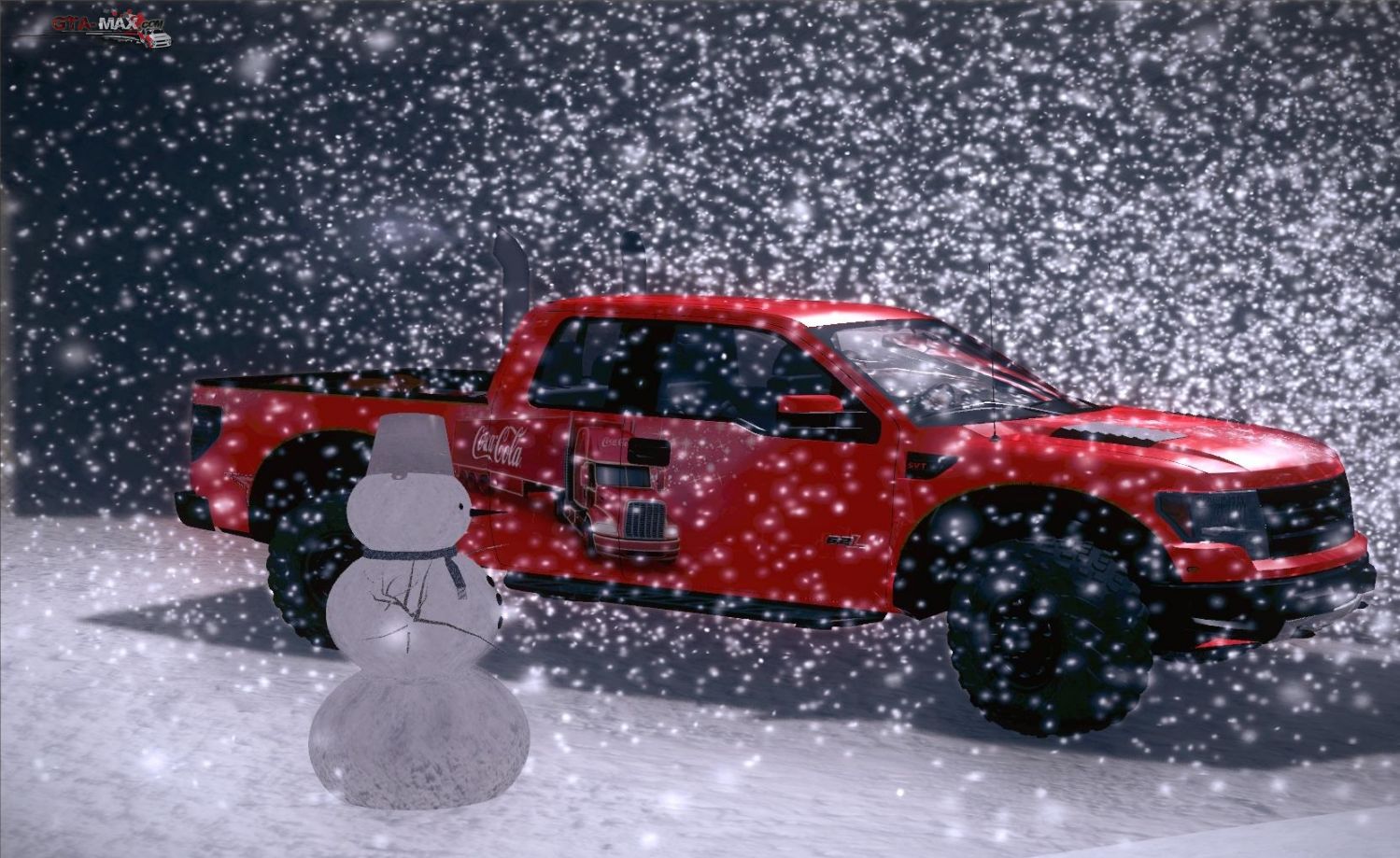 Новогодний Ford F-150 для GTA San Andreas
