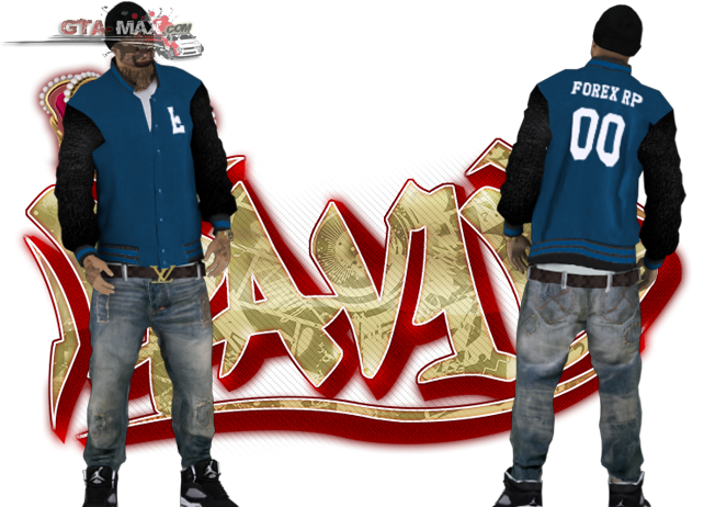 Скин бандита Aztecas "vla2" для GTA San Andreas