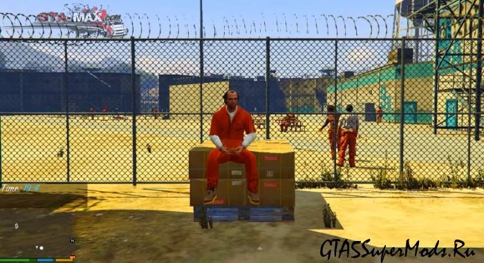 Мод позволяющий играть за заключенного в GTA 5
