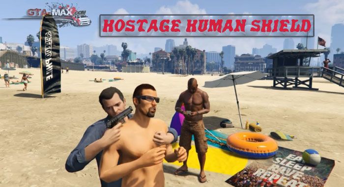 Hostage Human Shield — Заложники в GTA 5