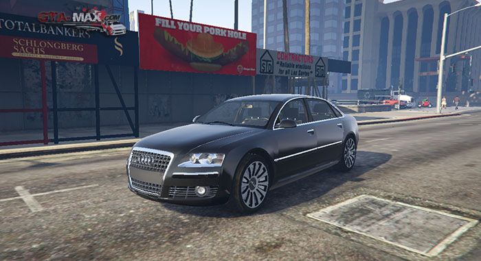 Автомобиль Audi A8 для GTA 5