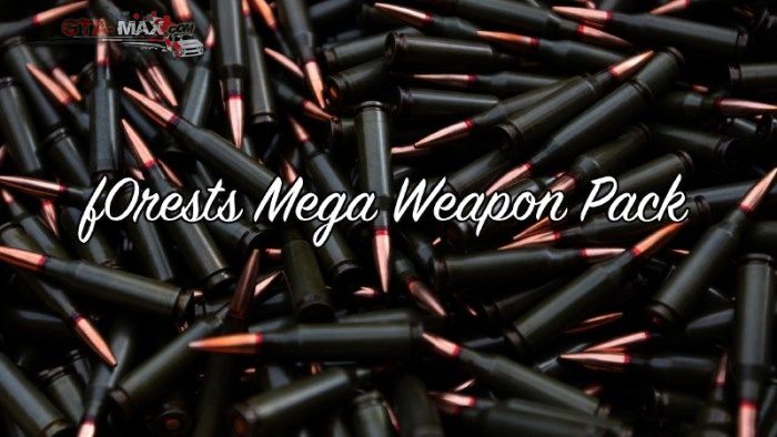 Пак оружия F0rest’s Mega Weapon Pack для GTA 5