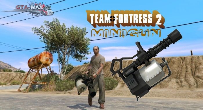 TF2 Heavy Minigun — Миниган для GTA 5