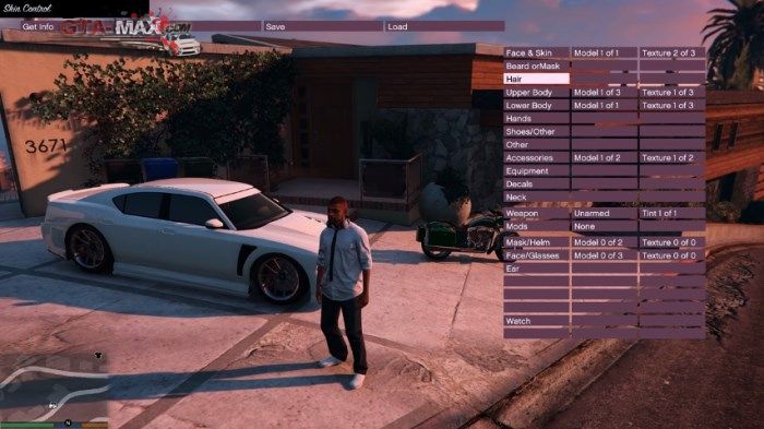 Skin Control — Скин контроль для GTA 5