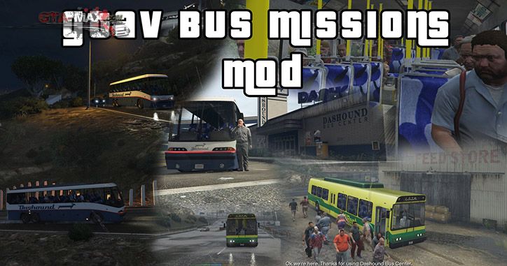 Bus Missions Mod для GTA 5